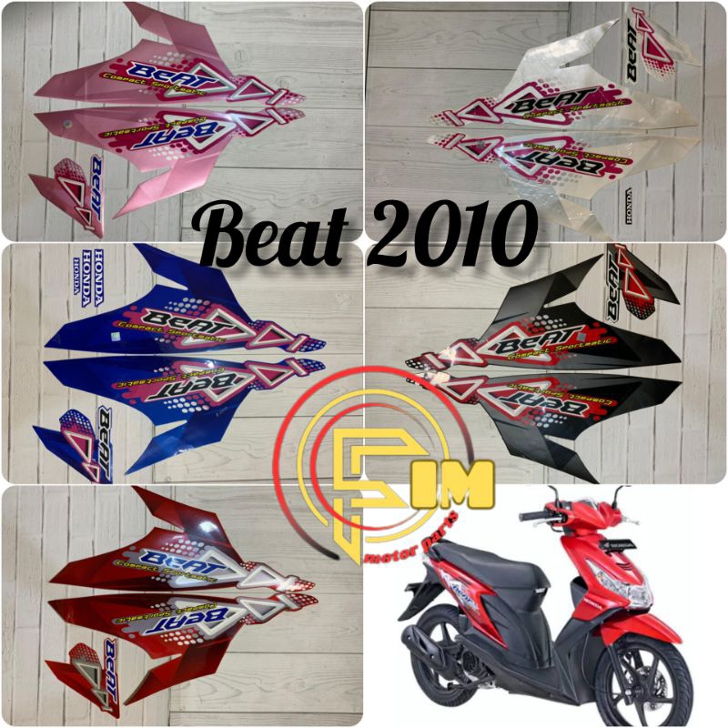 Striping Stiker Lis Body Motor Beat Karbu 2010