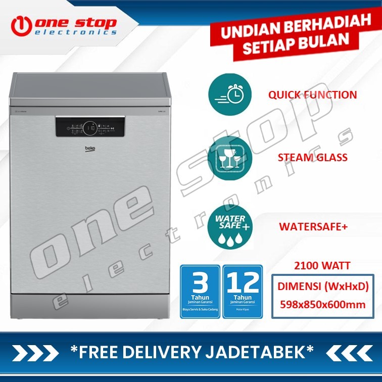 BEKO BDFN36640XC Mesin Pencuci Piring Dishwasher
