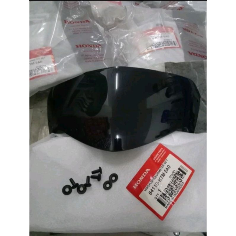 visor batok depan supra X 125 lama old karbu original baru AHM