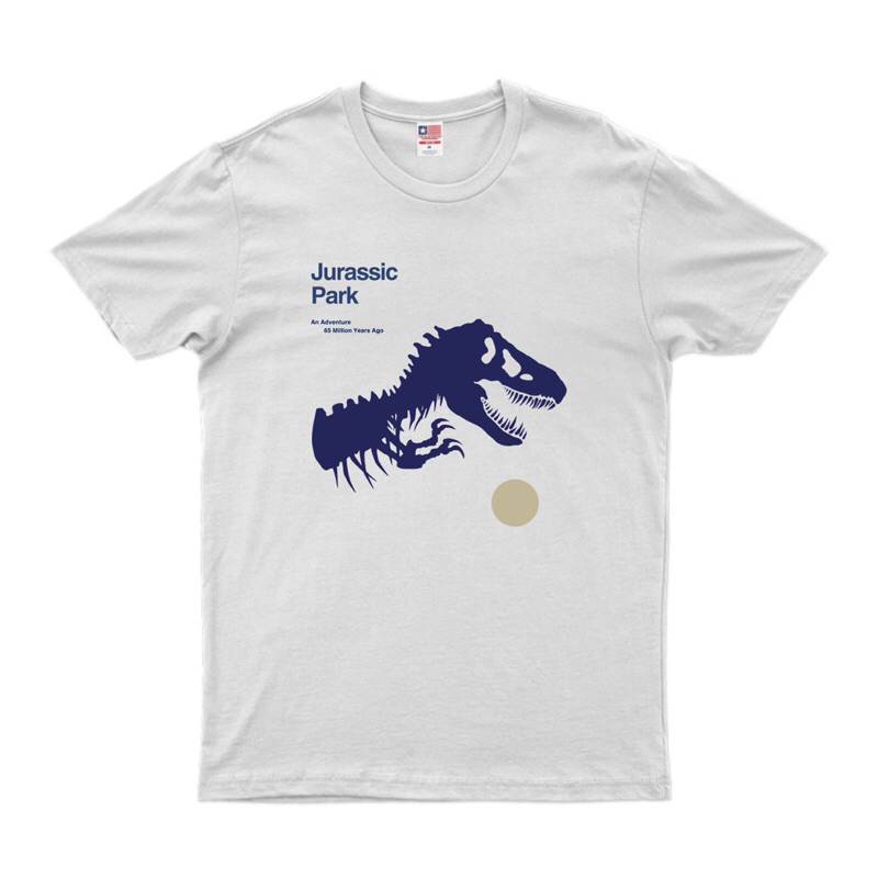 T-Shirt Jurassic Park Vintage | Kaos Jurassic Park