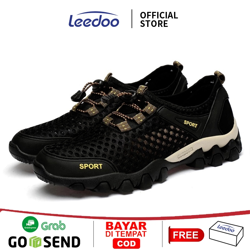 Leedoo Sepatu Hiking Pria Kasual Sepatu Sneakers Sepatu Gunung Outdoor Adventure Touring Shoes MH205