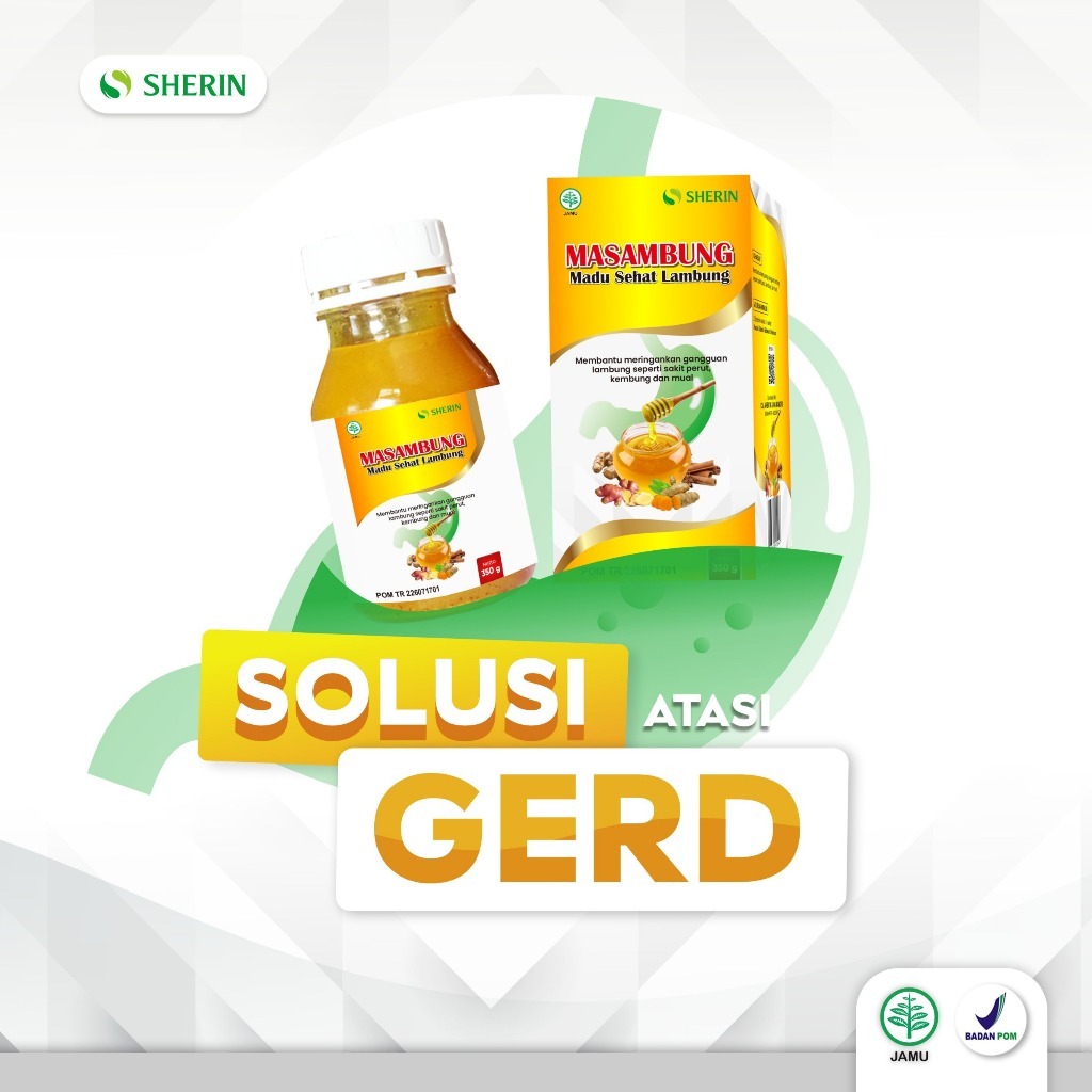 Madu Kuning Sehat Lambung Mecca Herbal Maag Asam Lambung Masambung Sherin 350gr