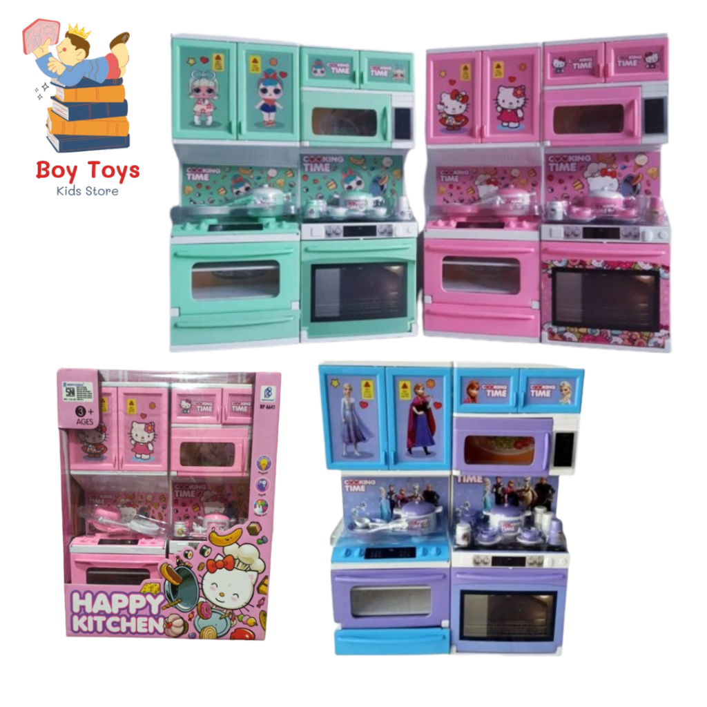 Mainan Anak Perempuan Masak Masakan Dapur Happy Kitchen Kecil