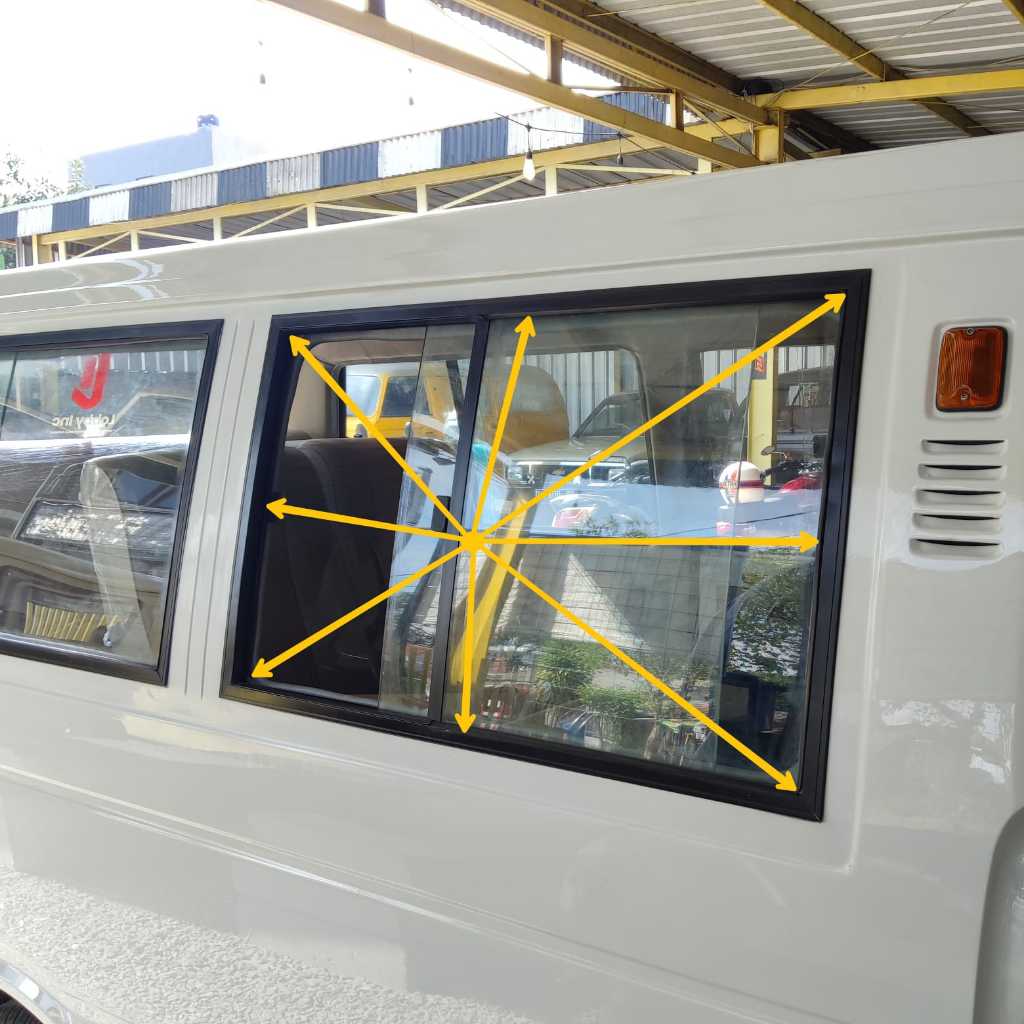 Karet Runchanel Kaca Geser Mobil Daihatsu Hijet 1000