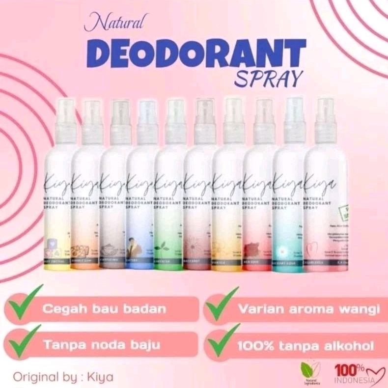 Kiya Deodorant Tawas Spray Natural Deo Spray