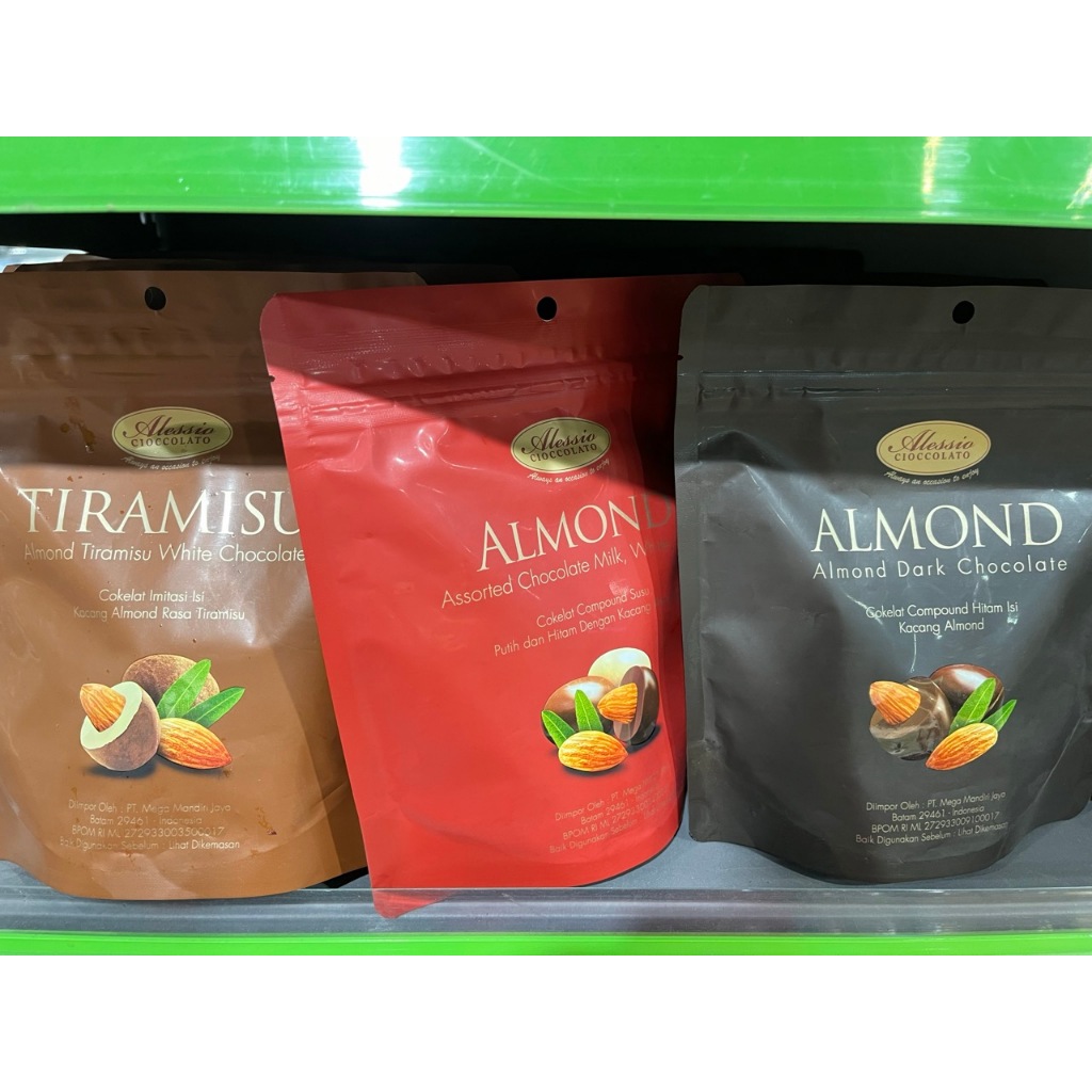 

Alessio Cioccolato Dark Chocolate / Assorted Chocolate Milk / White Chocolate Pouch 180gr