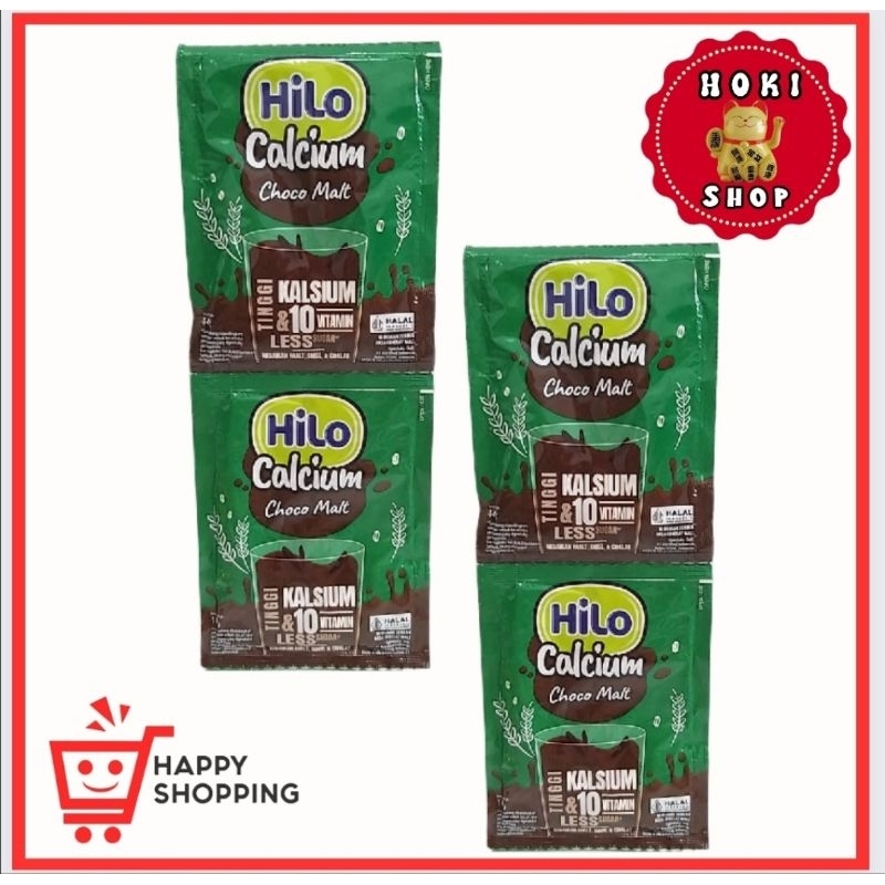 

Susu Hilo Calcium Choco Malt Coklat 14gr 1renceng isi 10pcs / Susu Hilo