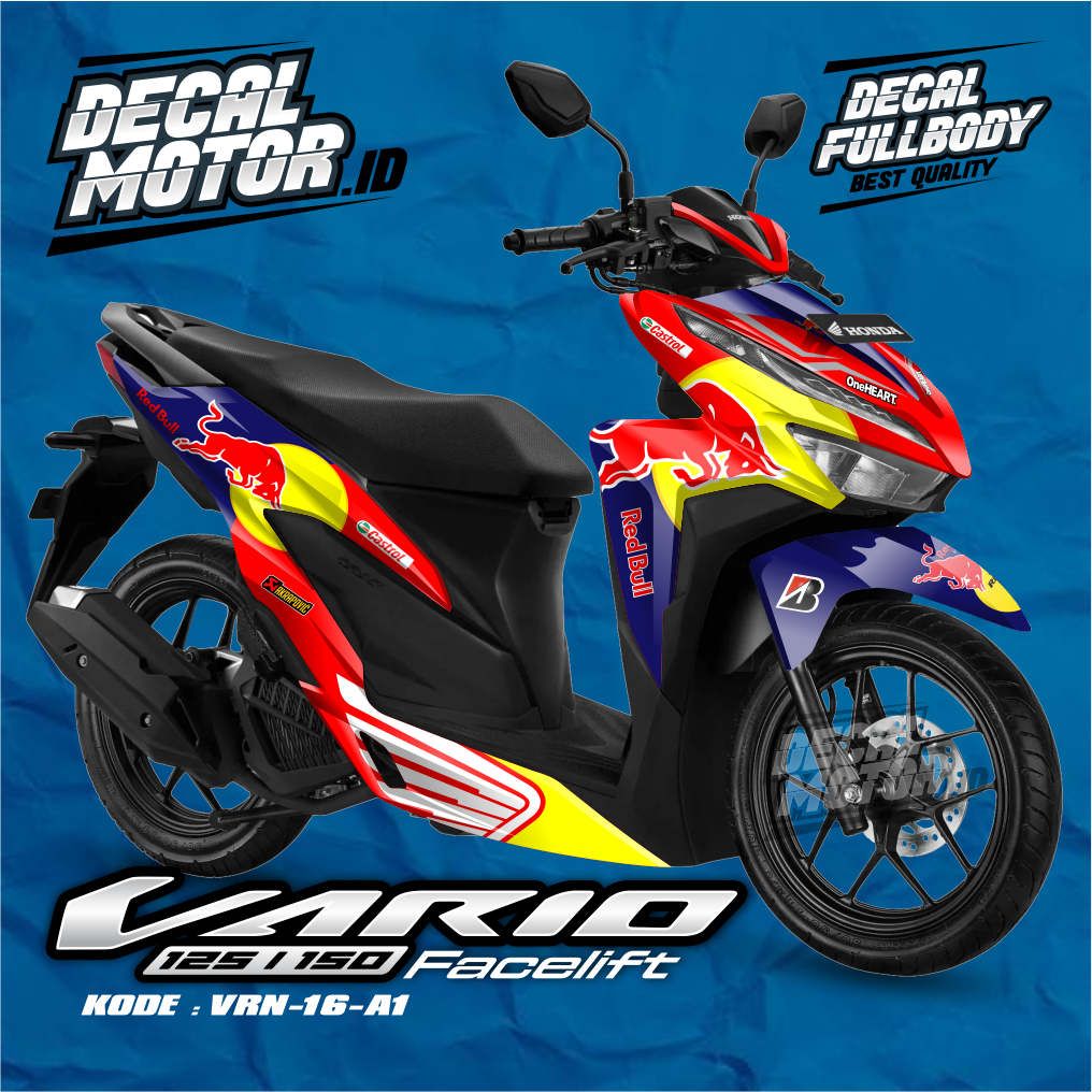 DECAL FULL BODY VARIO NEW 150 - STICKER VARIO NEW 150 - VRN