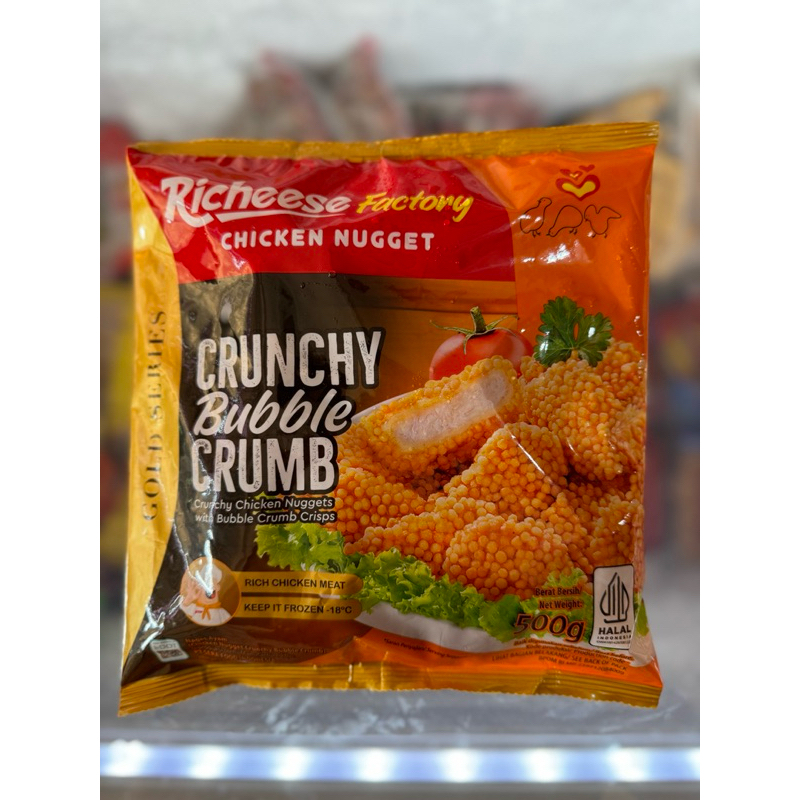 

Richeese Crunchy Nugget 500gr Naget Ayam Crunchy