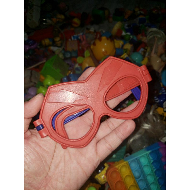 JUALAN MAINAN MCDONALDS KACAMATA TOPENG MASKER WAJAH MUKA JUSTICE LEAGUE ORIGINAL ASLI THE FLASH STA