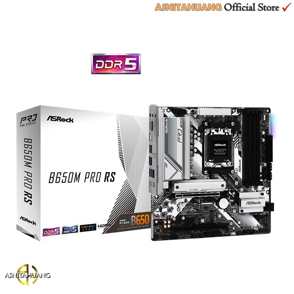 MOTHERBOARD ASROCK B650M PRO RS (AM5 / B650 / DDR5)