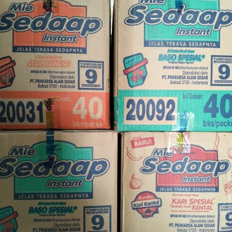

mie sedap kuah isi 40 pcs