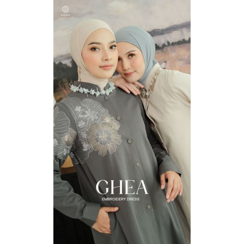Ghea Dress by Aneuku | Dress Cantik | Dress Mewah | Aneuku | D'Hijab of Mey