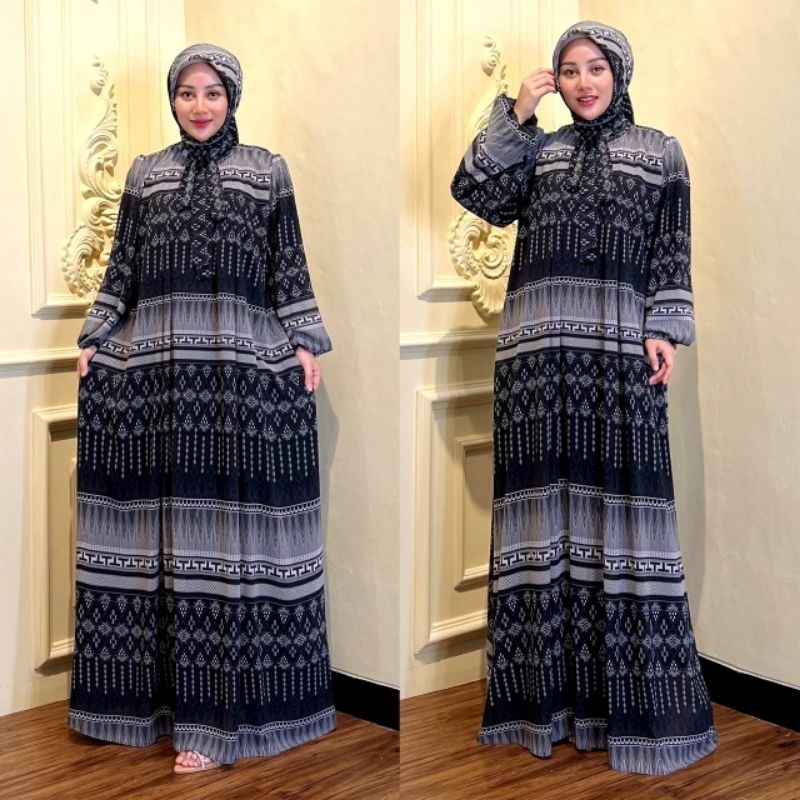 KAMELIA DRESS SET /GAMIS SET HIJAB/GAMIS CERUTY BABYDOL/gamis Ld 120/gamis jumbo