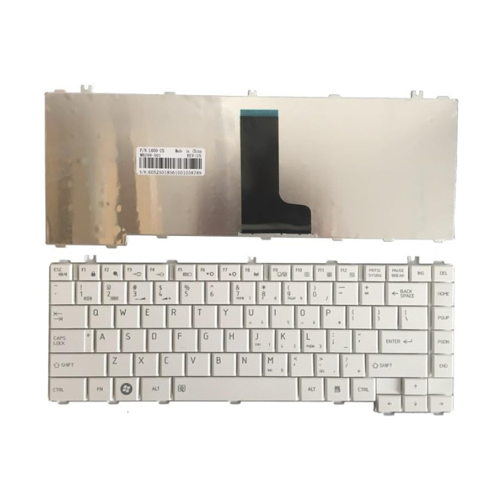 Keyboard Original Toshiba Satellite C600 C640 L640 L635 L645 L735 L745 Putih