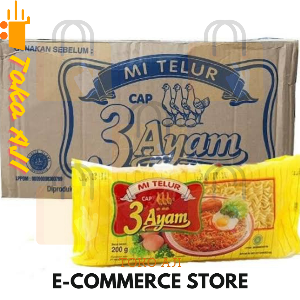 

Mie Telur cap 3 ayam