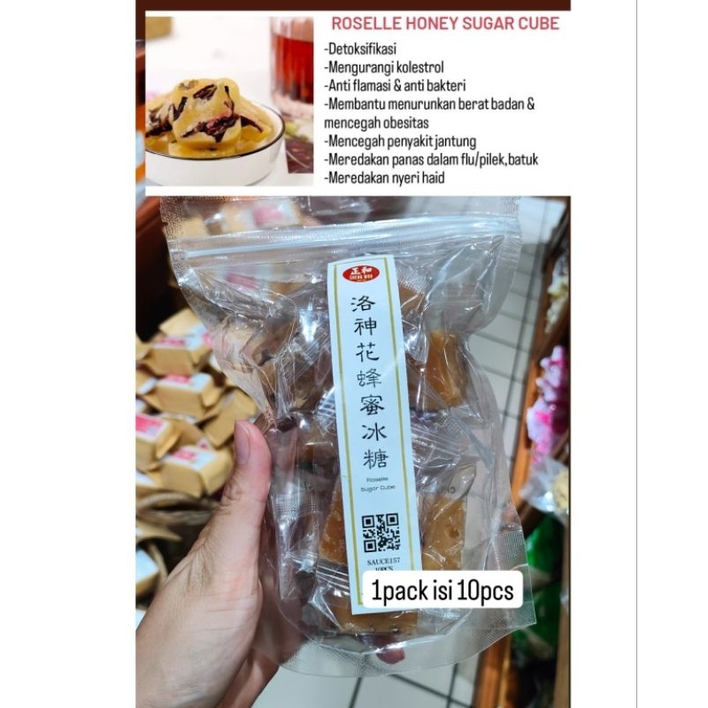 

Chengwoh Roselle sugar cube isi 10pcs (Po penang)