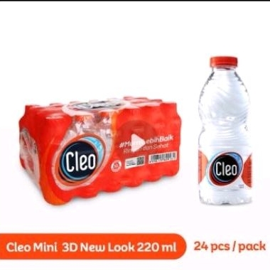 

Cleo Air Murni 220 ml, 24 pcs perpack Instant/Sameday