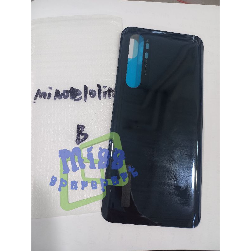 XIAOMI MI NOTE 10 LITE BACKDOOR BACK CASING TUTUP BATERAI COVER BELAKANG HP