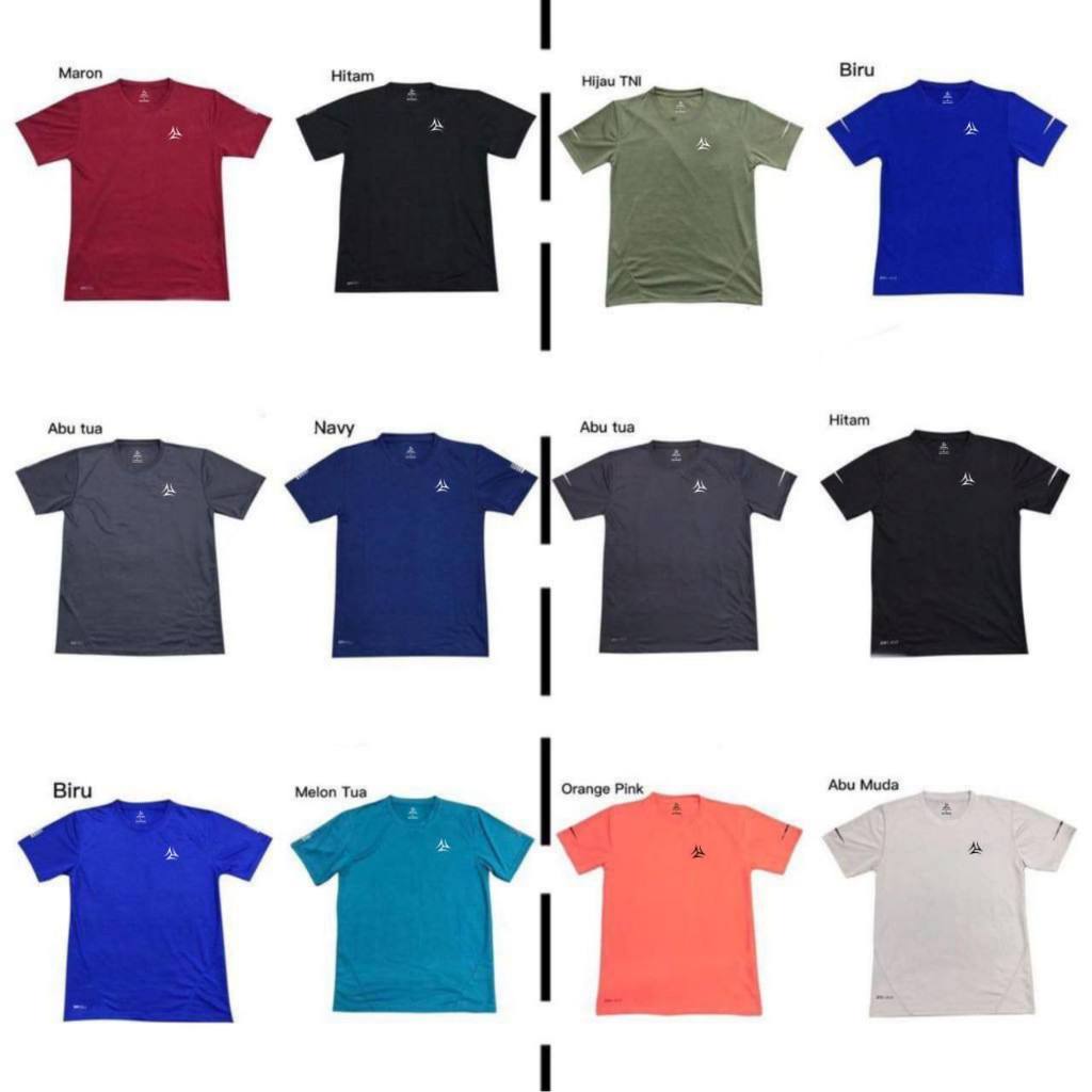 Kreatif ~ Kaos Training "PRIA" / Olahraga / Kain "Corak"_01