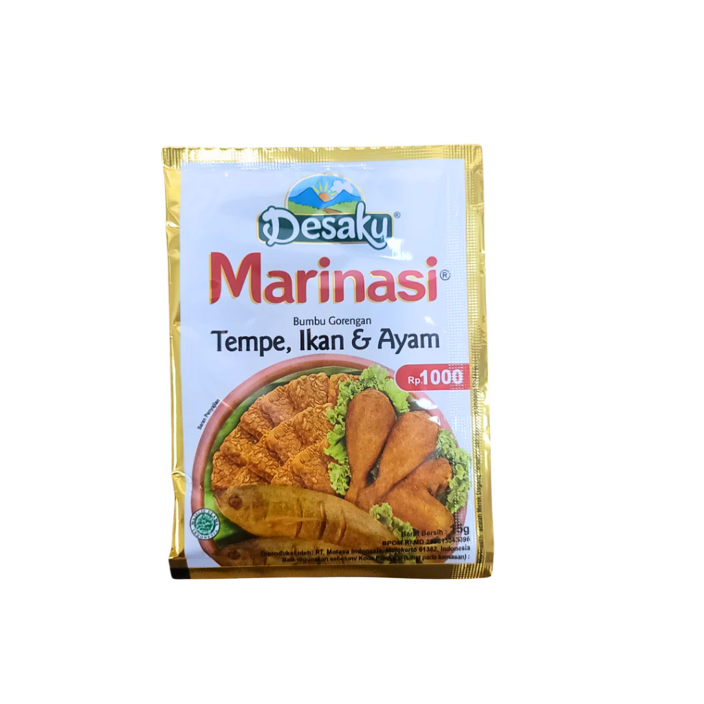 

Desaku Marinasi Tempe, Ayam, Ikan 15gr