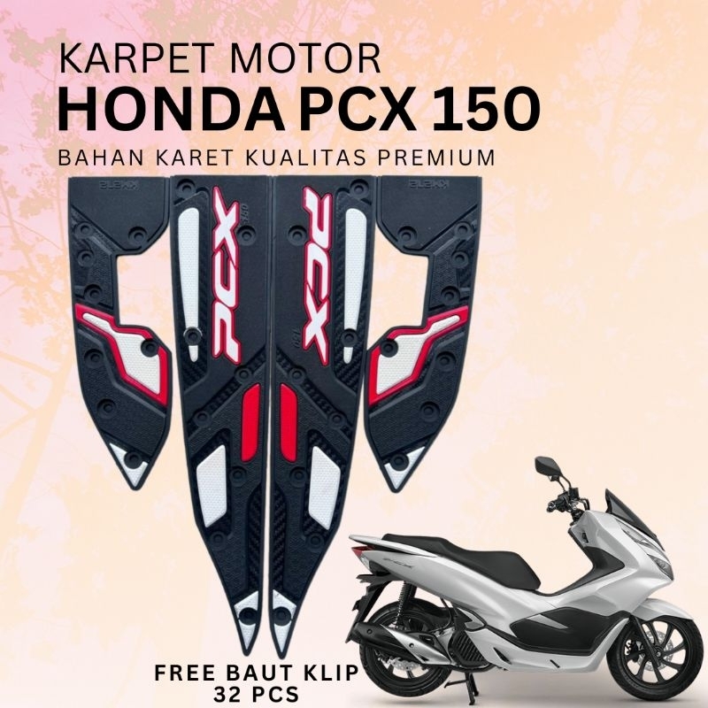 PIJAKAN KARPET ALAS KAKI PCX 150/AKSESORIS VARIASI PCX 150 ABS/CBS