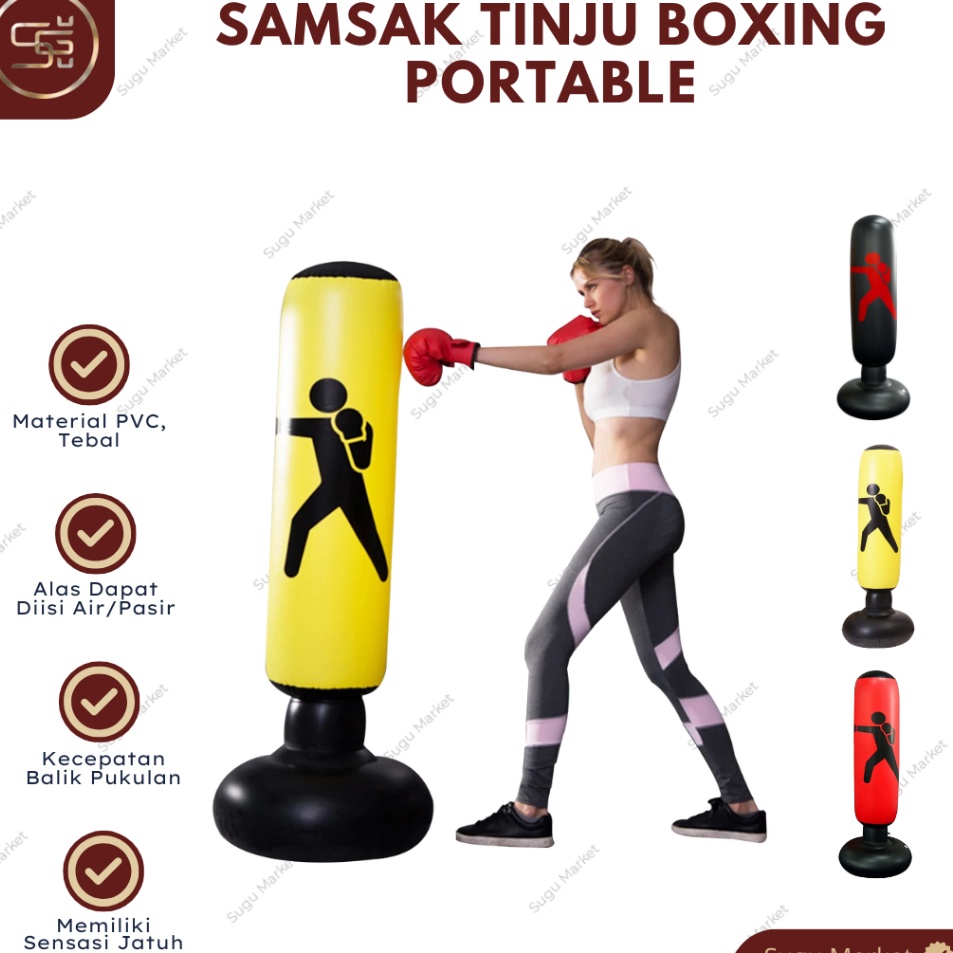 Banyak Dibeli  Samsak Tinju Dewasa  Samsak Olahraga  Samsak Tinju Berdiri  Samsak Angin Berdiri Stan