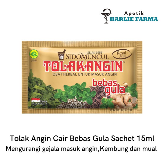 Tolak Angin Cair Bebas Gula Sachet