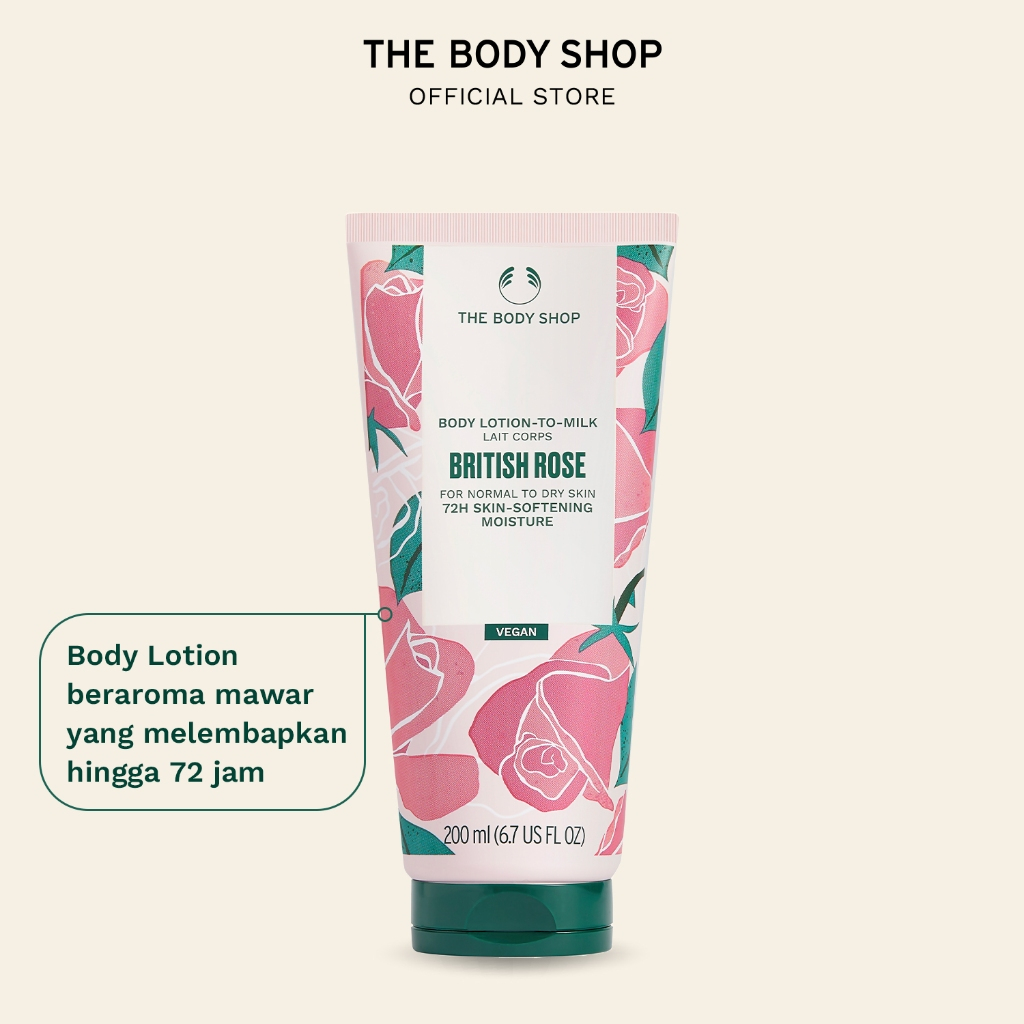 The Body Shop British Rose Body Lotion 200ml