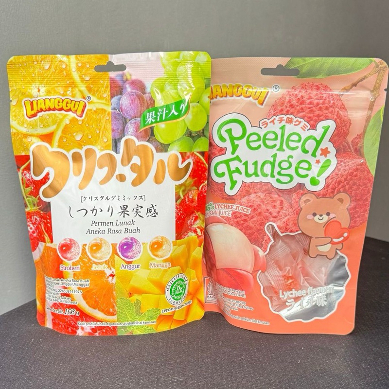 

(HEMAT)PAKET BUNDLING CANDY JELLY KUPAS 2 RASA/Lianggui candy jelly lunak