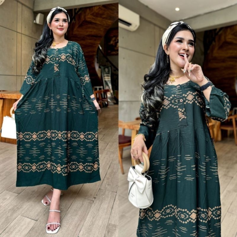 Daster Chibi Jumbo Ld 120 Muat BB 80kg / Dress Chibi Viral / Dress Chibi katun / Dress Chibi Crrinkl