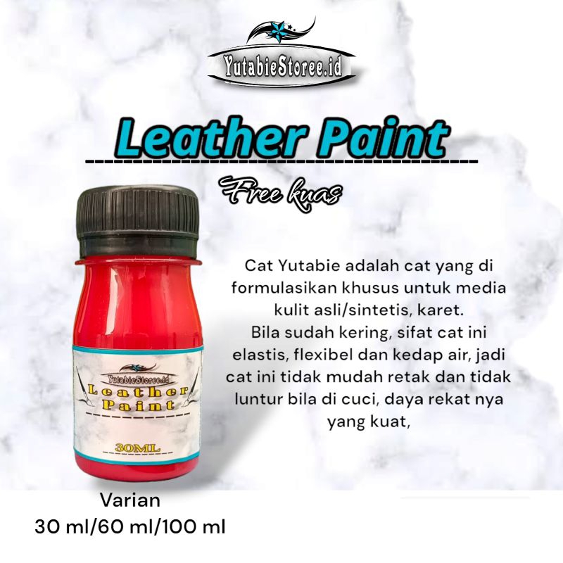Cat Sepatu Kulit Cat Midsole Cat Tas kulit Permanen Leather Paint