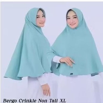 Khimar ceruti 2 layer non pet syari JUMBO hijab jilbab murah termurah