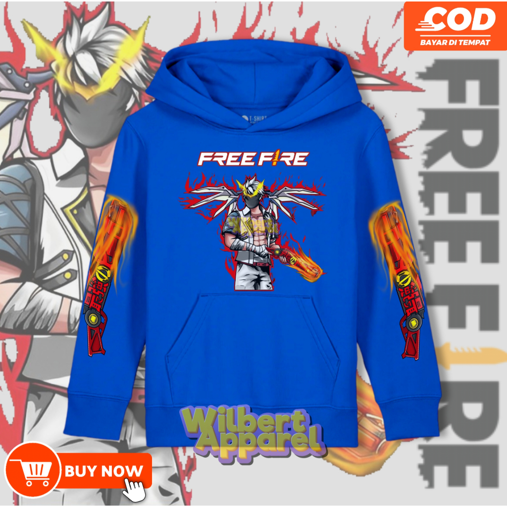 Promo Jaket Hoodie Anak Free Fire Sg 2 Opm Karakter / Hoodie Anak Karakter Free Fire