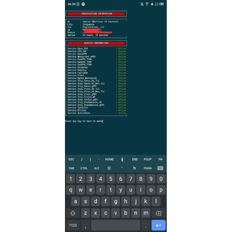 Script Auto Install VMESS, VLESS, TROJAN, SSH Premium | Baca Deskripsi Sebelum Membeli