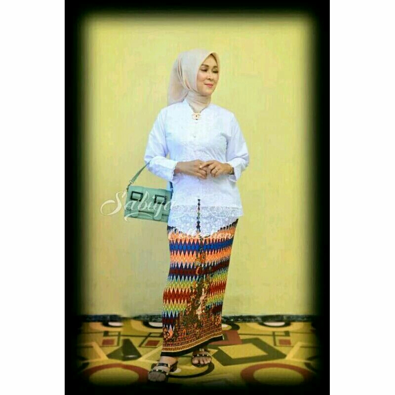 kebaya encim modern polos