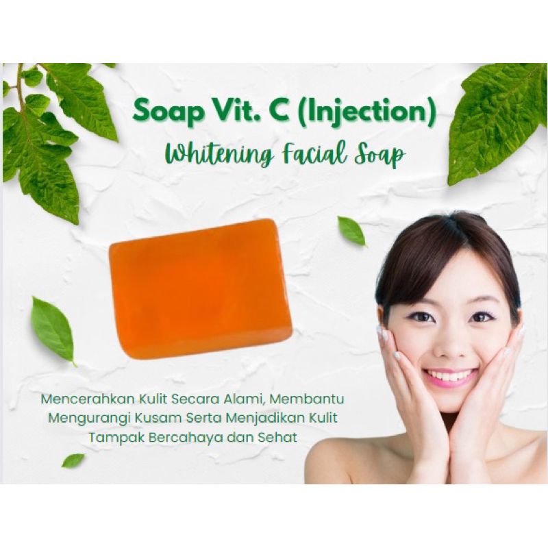SABUN WAJAH BATANGAN VIT.C INJECTION ISI 3