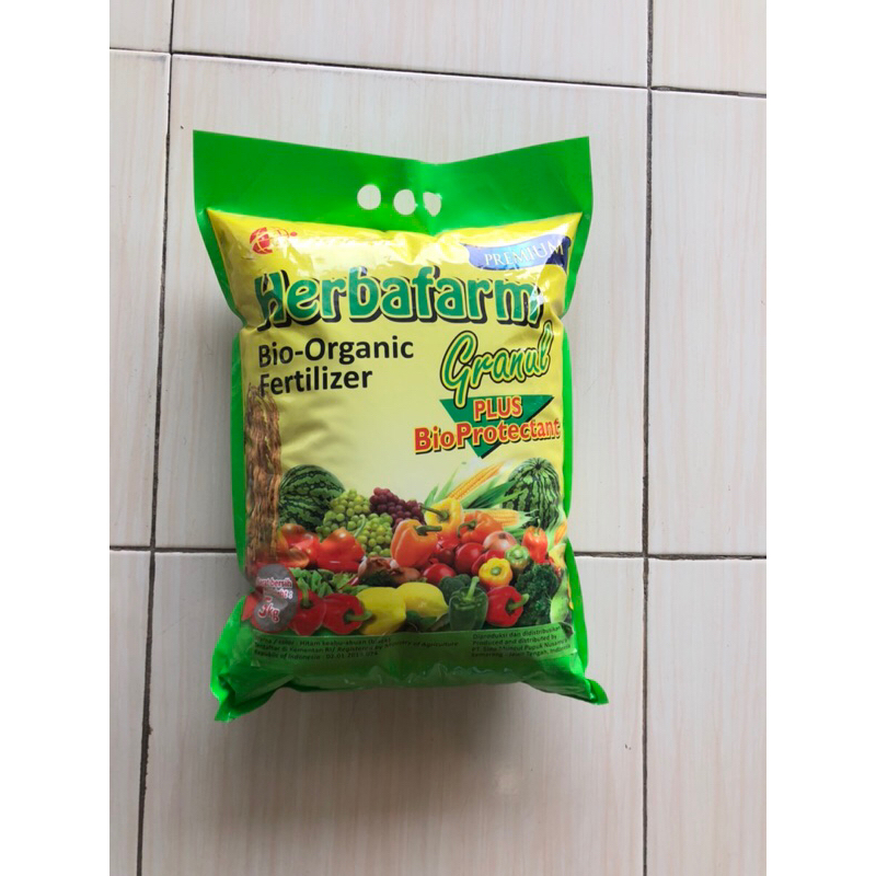 Pupuk Organik Herbafarm Granul - kemasan 5kg pupuk tanaman