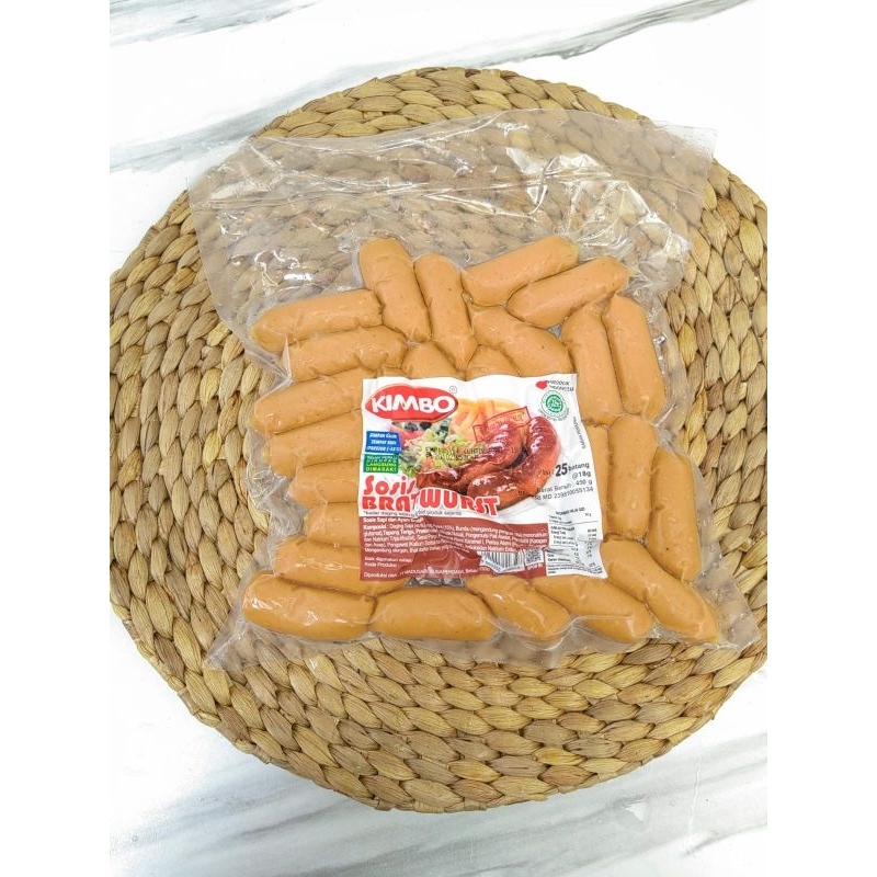 

Kimbo Sosis Bratwurst isi 25/450gr