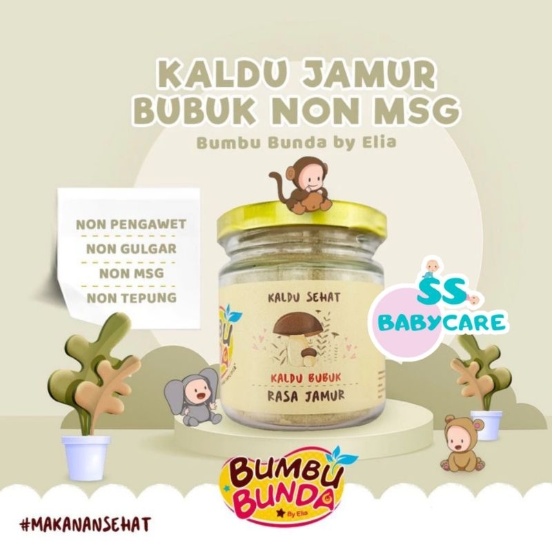 

Bumbu Bunda Elia Kaldu Jamur Non MSG - Kaldu Bubuk MPASI