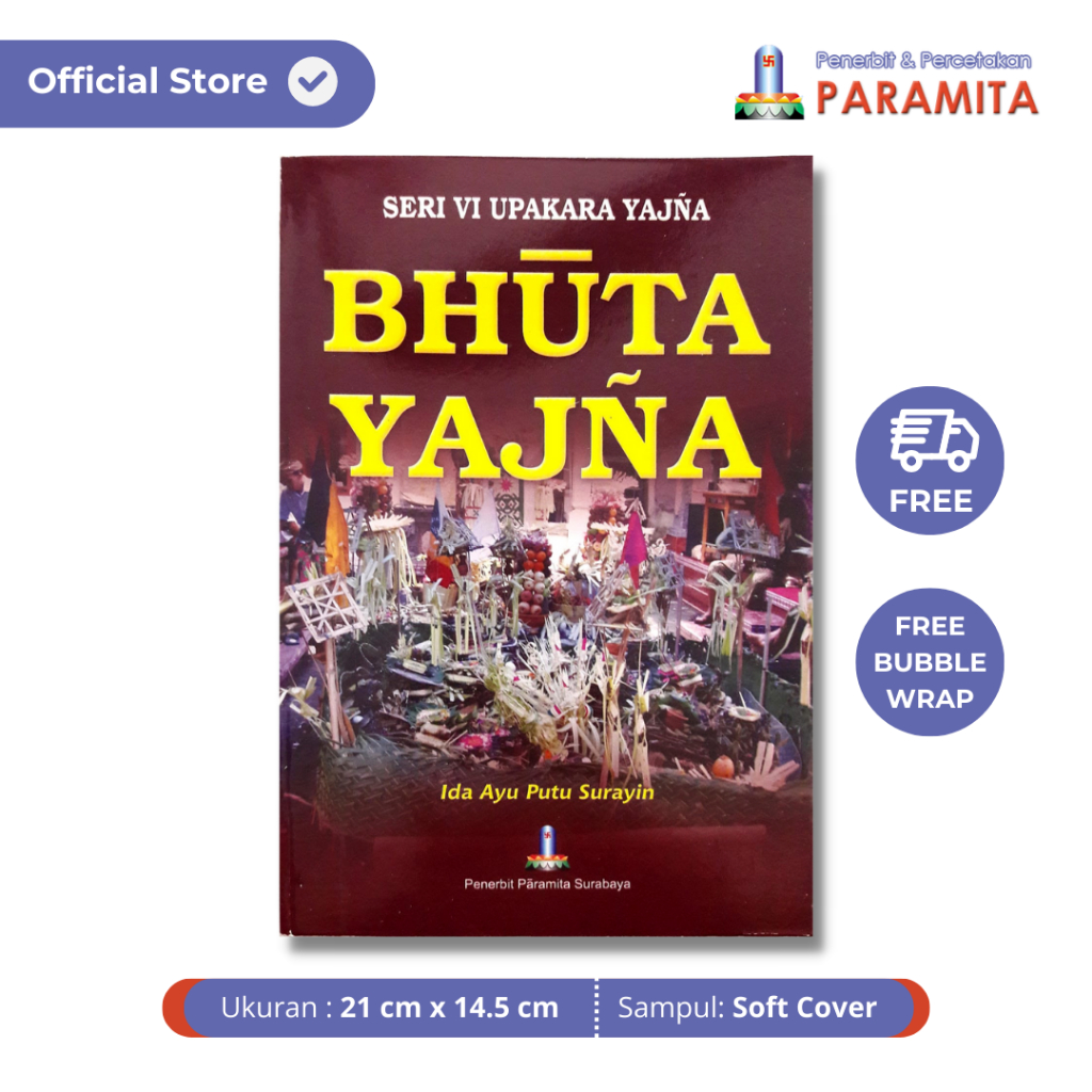 Buku Agama Hindu Seri VI Upakara Yajna: Bhuta Yajna Penerbit Paramita