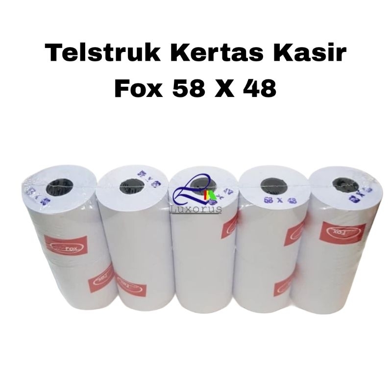 

Telstruk Kertas Kasir Fox 58 X 48