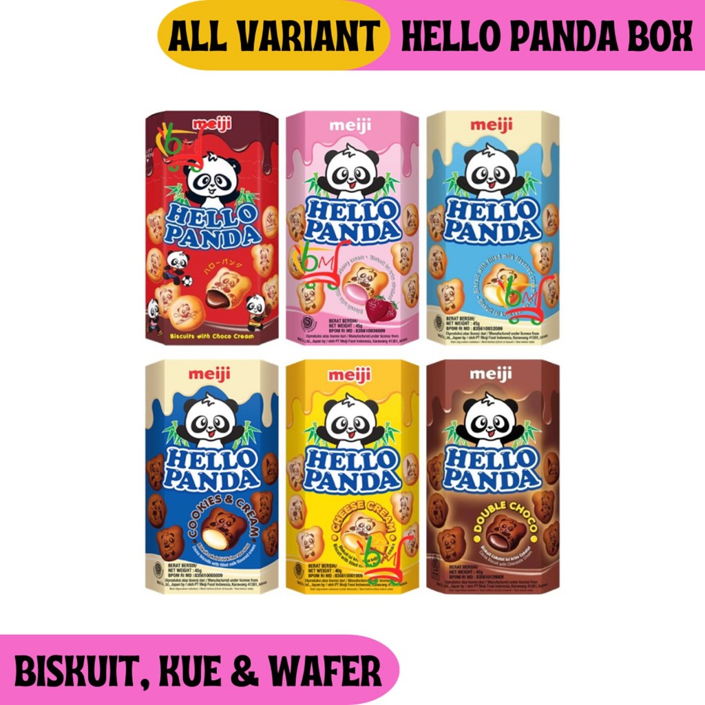 

Hello Panda Biskuit Panda Isi Krim All Variant