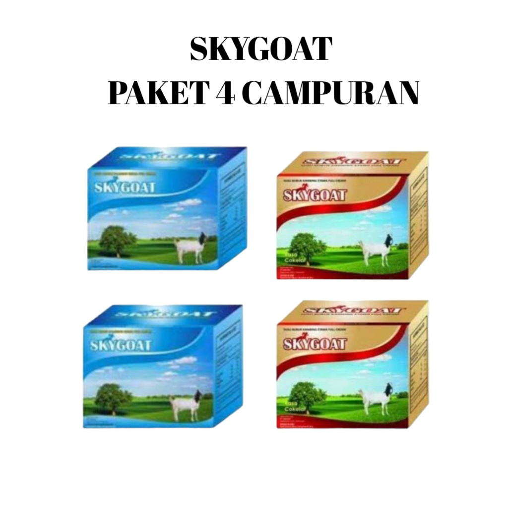 

RB22 Paket 4 Skygoat Susu Kambing Etawa Bubuk Skygoat Full Cream