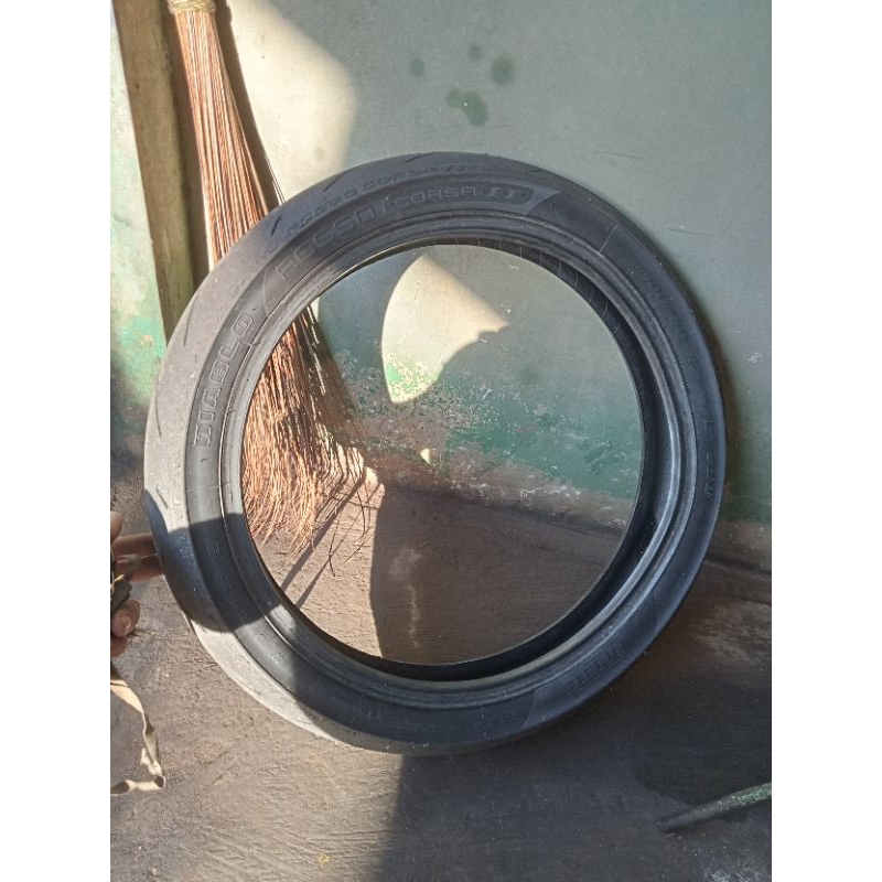 ban Pirelli Diablo Rosso Corsa II bekas exrace copotan balap nikung Soufcompound tubeles 100/80-17 1
