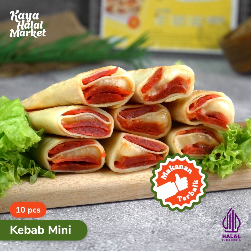 

Kebab Mini Beef Mozzarella Frozen isi 10pcs Kaya Halal Market
