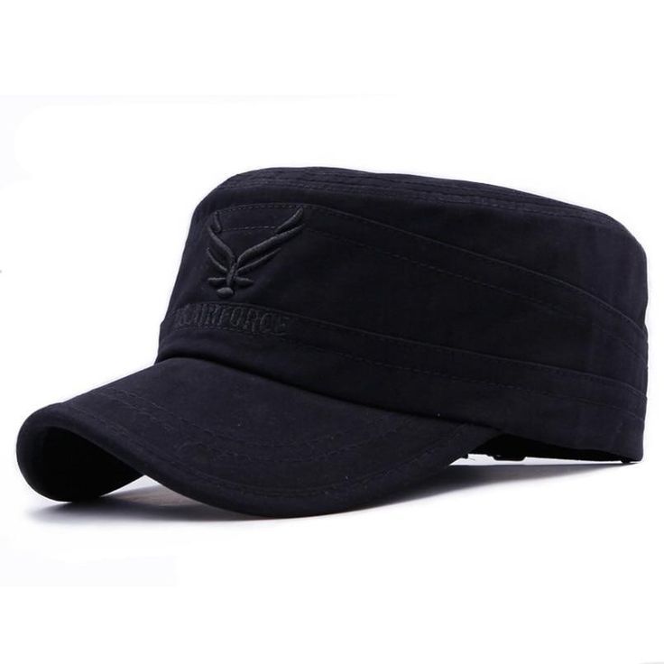 Topi Komando Bordir Loggo Tulisan US AIR force Army Black