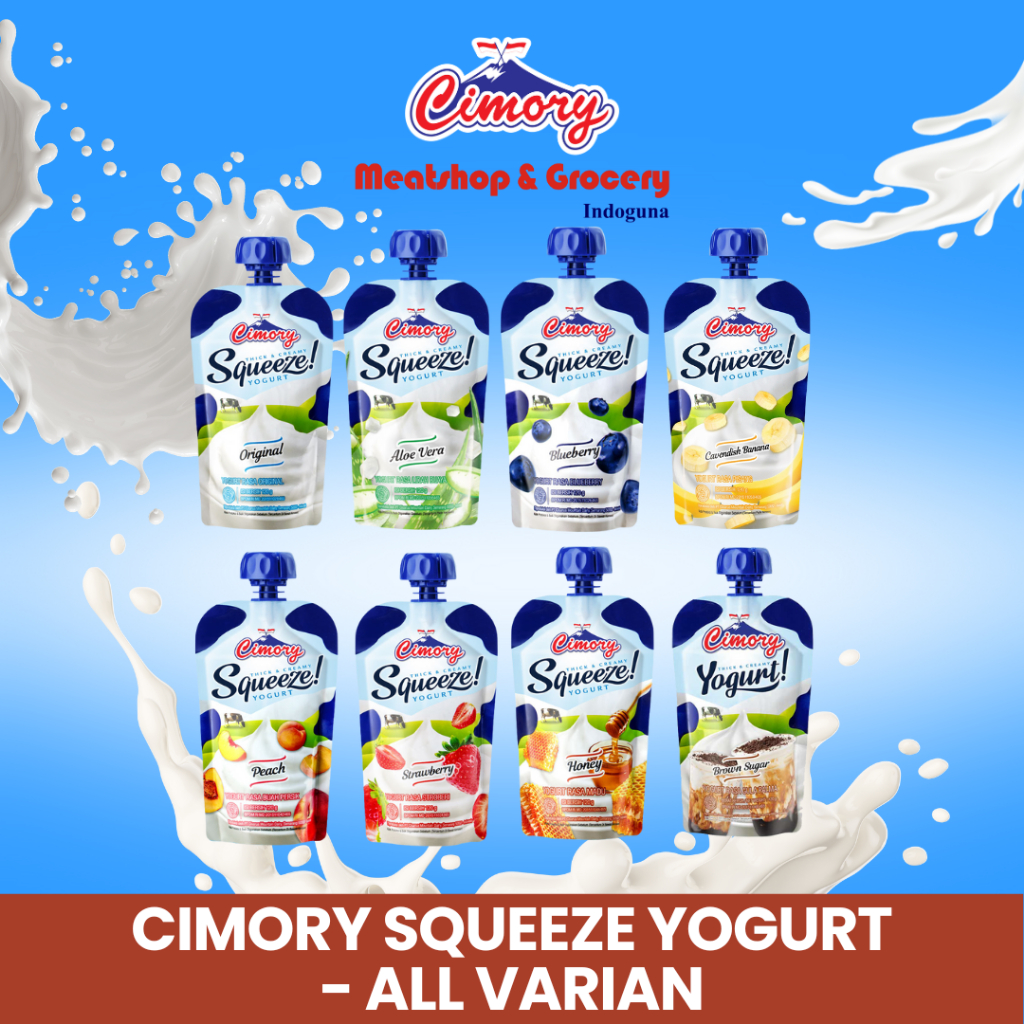 

Cimory Squeeze Yogurt All Variant 120ml | Meatshop Indoguna Palembang