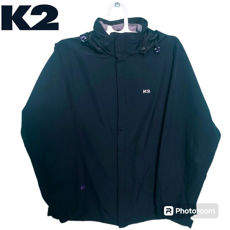 JACKET OUTDOOR K2 HITAM GORETEX GORPCORE