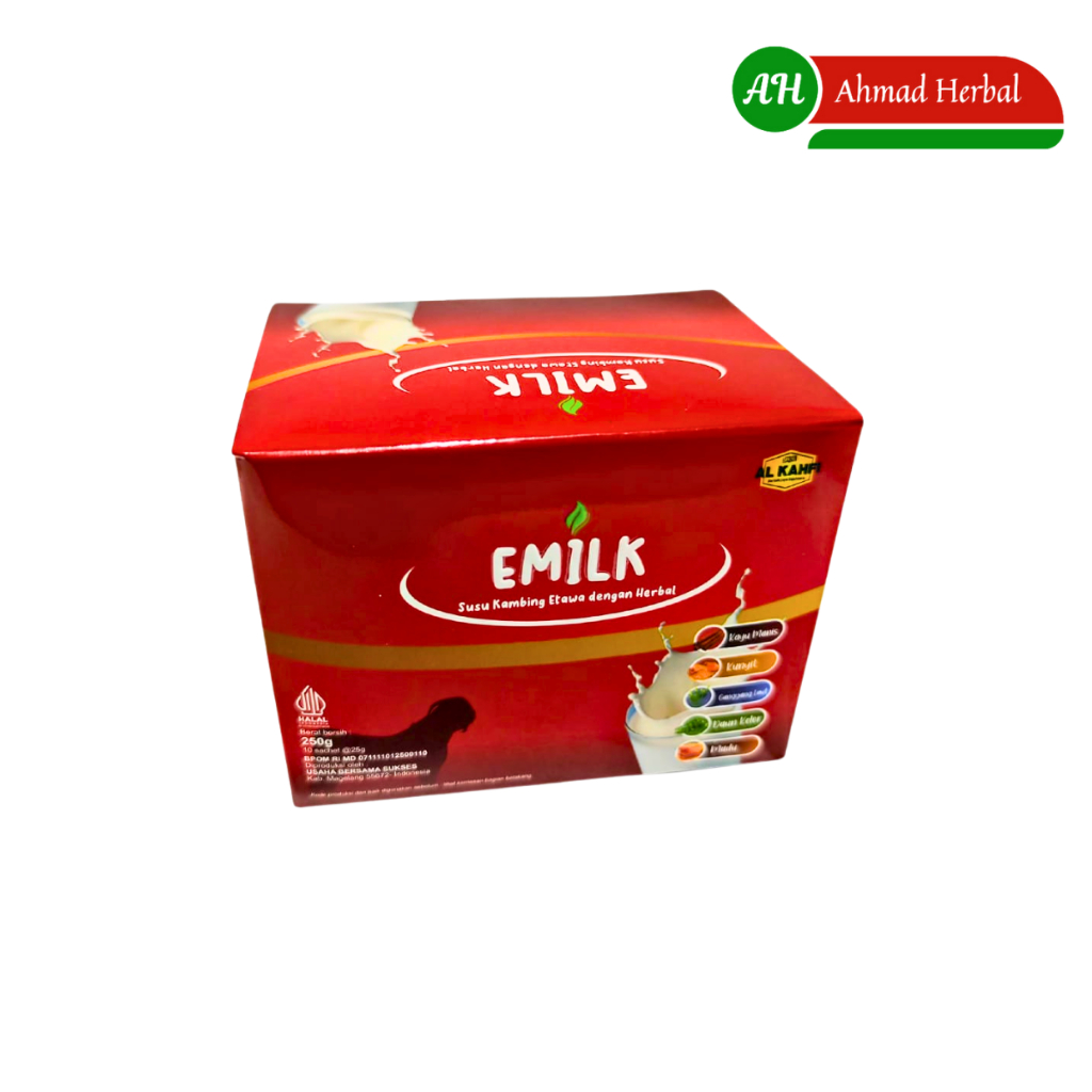 

SUSU KAMBING ETAWA PLUS HERBAL EMILK KEMASAN SACHET ORIGINAL 250GRAM